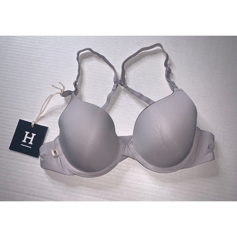 Harper Wilde Everyday T-Shirt‎ Bra Light Grey Padded Underwire Smooth 32E (DD) - Picture 2 of 9
